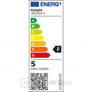 Solight LED žiarovka, bodová, 5W, GU10, 6000K, 425lm, biela Náhľad