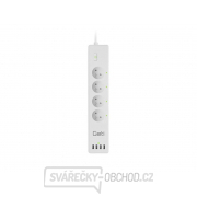 GETI Predlžovací prívod Smart GSS04, 4 zásuvky, 4x USB, Tuya gallery main image