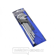 GEKO L-kľúče TORX, sada 9ks, T15-T55, 260mm Náhľad