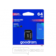 Pamäťová karta GOODRAM micro SD 64 GB s adaptérom gallery main image