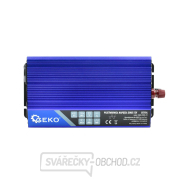 Sínusový menič napätia 12V/230V 1000/2000W GEKO Náhľad