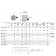 Univerzálny jednočinný hydraulický valec HHYG-50100 Náhľad