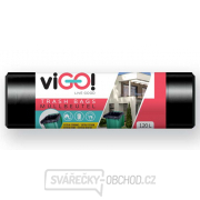 viGO! Vrecia na odpadky LDPE hrubé 120l/10 ks 70x105cm - čierne gallery main image