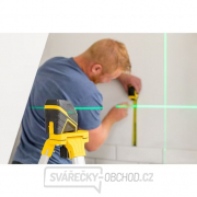 Krížový laser STANLEY FATMAX, alkaické batérie, zelený lúč Náhľad