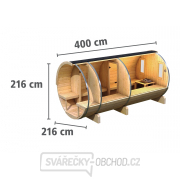 Finská sauna  LANIT PLAST KARIBU FASSAUNA 4 (66855) LG1982 Náhled