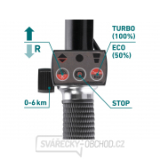 Koliesko dvojkolák s prevodovkou aku EXTOL INDUSTRIAL, 260kg, 100l, 40V Li-ion, 6000mAh Náhľad