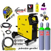 KOWAX GeniMig®350DP LCD5 + Argón Fľaša + Co2 Fľaša + Ventil + Sprej + Horák + Káble Náhľad