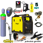 KOWAX GeniMig®240DP LCD + Horák + Kukla + Ventil + Podvozok + Fľaša MIX C18 20L + Sprej + 5kg drôt + Káble Náhľad