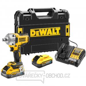 Aku bezuhlíkový rázový uťahovač DeWALT DCF891H2T POWERSTACK 18V gallery main image