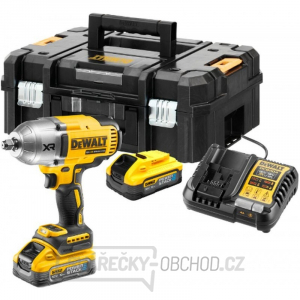 Aku bezuhlíkový rázový uťahovák DeWALT DCF900H2T POWERSTACK 18V 1/2