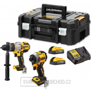 Aku kombinovaná sada DeWALT DCK2052H1E1T POWERSTACK 18V (1 x 1,7Ah, 1 x 5 Ah) Náhled