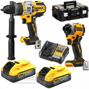 Aku kombinovaná sada DeWALT DCK2052H1E1T POWERSTACK 18V (1 x 1,7Ah, 1 x 5 Ah) gallery main image