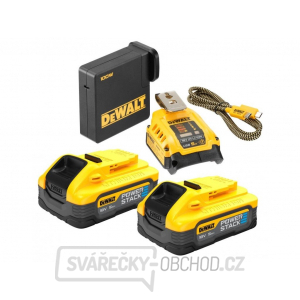 USB nabíjací adaptér s 2 batériami DeWALT DCB094H2 XR POWERSTACK 18V gallery main image