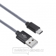 Solight USB-C kábel, USB 2.0 A konektor - USB-C 3.1 konektor, blister, 2m gallery main image