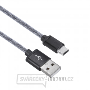 Solight USB-C kábel, USB 2.0 A konektor - USB-C 3.1 konektor, blister, 2m gallery main image