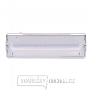 Solight LED núdzové osvetlenie, 3,2 W, 175lm, IP65, NiCd 800mAh batéria, testovacie tlačidlo gallery main image