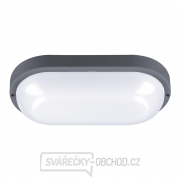 Solight LED vonkajšie osvetlenie oválne, 20W, 1500lm, 4000K, IP54, 26cm, šedá farba Náhľad