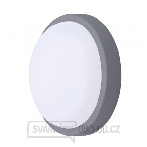 Solight LED vonkajšie osvetlenie okrúhle, 20W, 1500lm, 4000K, IP54, 20cm, šedá farba gallery main image