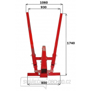 Zdvihák motora žirafa 2t Matabro MB-20040 s balancérom 900kg Matabro MB-BALHOOK Náhľad