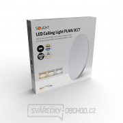 Solight LED stropné svetlo Plain, 3CCT, 36W, 2520lm, 3000K, 4000K, 6000K, okrúhle, 45cm Náhľad