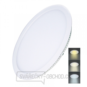 Solight LED mini panel CCT, podhľadový, 24W, 1800lm, 3000K, 4000K, 6000K, okrúhly gallery main image