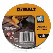 Rezný kotúč 125 x 1,2 mm, 10 ks DeWALT DT43922 Náhľad