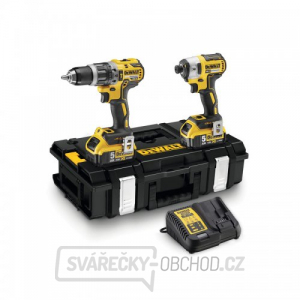 Kombo sada aku nářadí 18V 5,0 Ah DeWALT DCK266P2 gallery main image