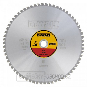 Pilový kotouč pro řezání kovu 355x25,4mm 66z EXTREME DeWALT DT1926 gallery main image