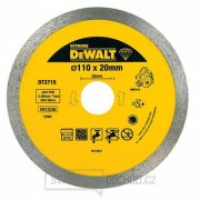 Diamantový nôž pre rezačku obkladačiek DWC410 na rezanie žuly 110x20mm DeWALT DT3715 gallery main image