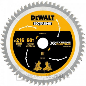 Pilový kotouč 216x30mm 60z DeWALT FLEXVOLT DT99570 gallery main image