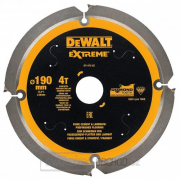 Pilový kotouč pro cementovláknité desky a laminát 190x30mm 4z DeWALT DT1472 gallery main image