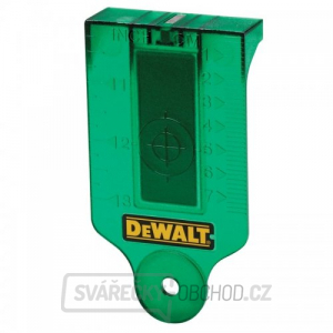 DeWALT DE0730G zelená laserová zameriavacia karta gallery main image