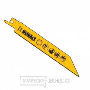 Demolačný pílový list na kov do 3 mm pre akumulátorové mečové píly 152 mm 5 ks DeWALT DT2346 gallery main image