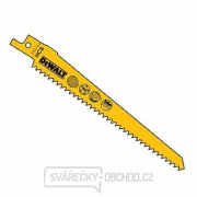 Pílový list na drevo a plast, jemný, rýchly oblúkový rez pre mečové píly 152mm 5ks DeWALT DT2362 gallery main image