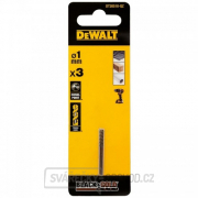 Vrták do kovu 1 mm / 3ks HSS-G Black&Gold DeWALT DT20510 Náhled