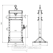 Holzmann - Dielenský lis 30 ton WP30ECO Náhľad