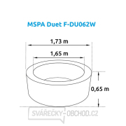 Vírivý bazén MSPA Duet F-DU062W Náhľad