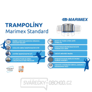 Trampolína Marimex Standard 183 cm + vnútorná ochranná sieť + schodíky ZADARMO Náhľad