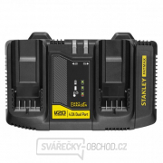 Stanley FatMax SFMCB24 V20 18V dvojportová nabíjačka batérií Náhľad