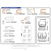 Sada 6 ramien pre GYS X - X4A (x2) X4B X4C X2 bodovacie kliešte Náhľad