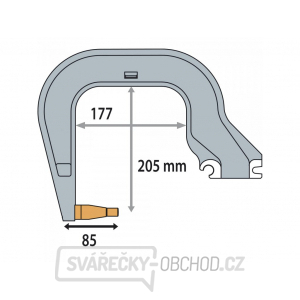 Náhradní rameno k bodovacím kleštím VAS GYS typ C3- izolované gallery main image