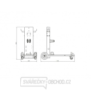 Vozík pro svářečky GYS - 10m3 L Náhled