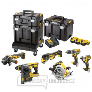 Dewalt Aku sada náradia DCK685P3T Vŕtačka + uťahovač + Komb Kladivo + Brúska + Kotúčová píla gallery main image