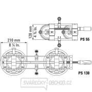 Svorka na dosky Bessey PS55 Náhľad