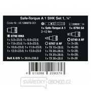 Wera 136073 Momentový kľúč Safe-Torque A 1 SHK Set 1, 1/4" štvorhran, 2 ÷ 12 Nm (sada 20 dielov) Náhľad