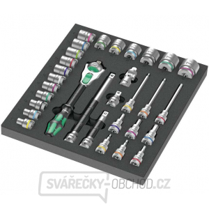 Wera 150112 Ráčnová sada Zyklop 1/2" 8000 C typ 9722 v pěnové vložce Set 1 (Sada 31 dílů) gallery main image