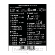 Wera 160785 Ráčnová sada Zyklop 1/4" 8100 SA/SC 2 Zyklop Speed (Sada 43 dílů) Náhled