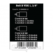 Wera 004930 Nástrčné bity 3/8" pre elektrikárov Pás B VDE 1 Zyklop s funkciou držania (sada 10 ks) Náhľad