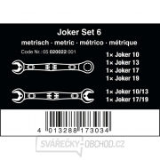 Wera 020022 račňové kľúče 10 ÷ 19 mm Joker a Joker Double (sada 6 ks) Náhľad