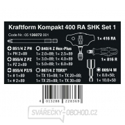 Wera 136072 Kraftform Kompakt 400 RA SHK Set 1 (sada 19 dielov) Náhľad